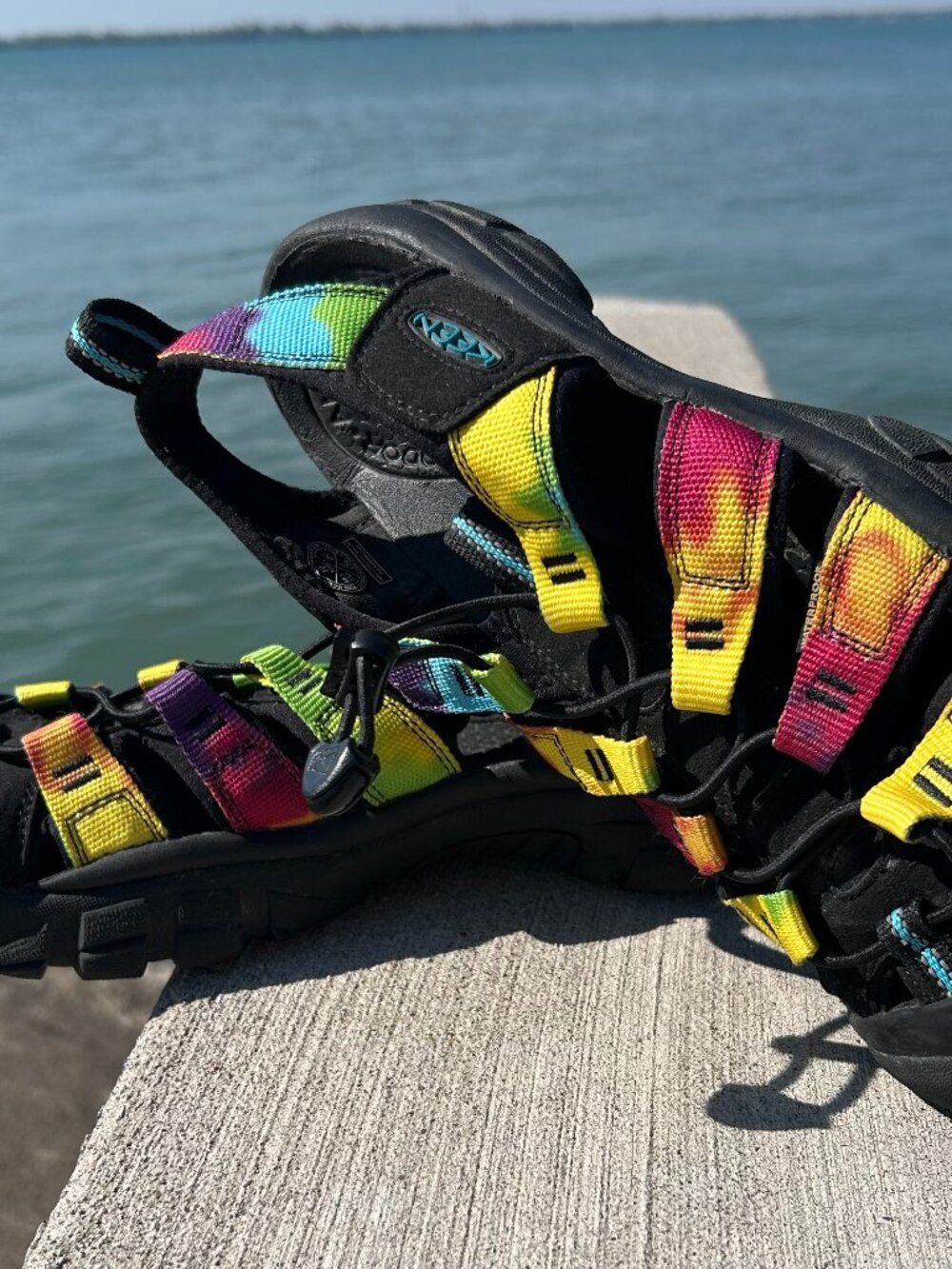 KEEN Newport H2 Women's 10 Rainbow Tie Dye Waterproof Hiking Sandals